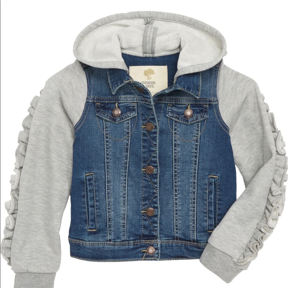 Tucker and Tate kids demin hooded Jacket